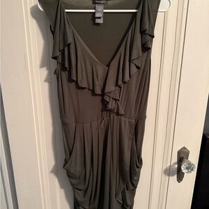 Bisou Bisou Taupe Dress